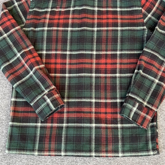 H&M LOGG Mens/Womens Plaid 100% Cotton Flannel Button Down S Outdoor Chores - Picture 7 of 12